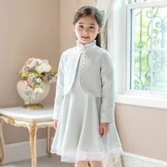 【ミント】ファンシーツイード ブリリアントアンサンブル キッズ キャサリンコテージ TAK