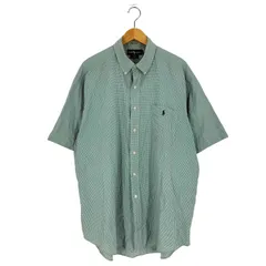 ラルフローレン RALPH LAUREN BLAKE チェック ポニー刺繍 コットン ボタンダウンシャツ メンズ import：XL 