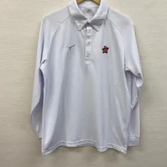 MIZUNO ミズノ　トップス　長袖ポロシャツ　スポーツウェア　XL ホワイトTCC60th