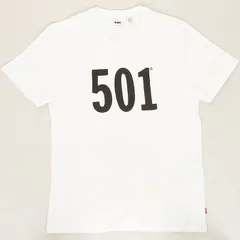訳あり展示品 Levi's T-SHIRTS 17783-0102 リーバイス 501 グラフィックT メンズTシャツ メンズファッション ホワイト levis リーバイスグラフィックTシャツ 半袖ｔ ショートスリーブ フロントフロントプリント 展示品 訳あり