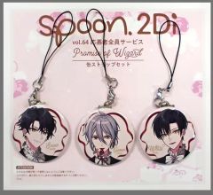 【中古】雑貨 スノウ＆ホワイト＆オーエン 缶ストラップ3個セット 「魔法使いの約束」 spoon.2Di vol.64 応募者全員サービス