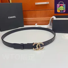 【今日WTO】Chanel ソフトレザーベルト-1-QM70