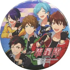 【中古】バッジ・ピンズ(キャラクター) 流星隊 ジャケット柄缶バッジ 「あんさんぶるスターズ! ユニットソングCD Vol.5 流星隊」 アニメイト購入特典