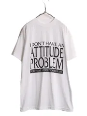 【お得なクーポン配布中!】 デッドストック 90s USA製 ジョーク メッセージ プリント 半袖 Tシャツ メンズ XL 90年代 オールド 大きいサイズ 白T シングルステッチ 白