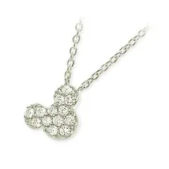 Disney Disney シルバー ネックレス 彼女 レディース 女性 誕生日 記念日 ギフトラッピング ディズニー Disneyzone ミッキーマウス 送料無料 プレゼント