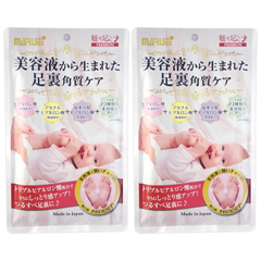 【2個セット】魅せ足コスメPREMIUM(プレミアム) 25mL×2枚入　美容液から生まれた足裏角質ケア