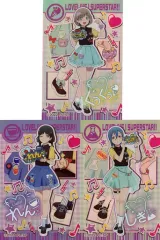 【中古】シール・ステッカー 唐可可＆葉月恋＆若菜四季 ステッカー3枚セットB 「ラブライブ!スーパースター!!×ドン・キホーテ」
