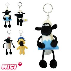 키 홀더 콩 가방 양의 숀 마스코트 10cm NICI 니키 봉제 장난감 숀 티미 키 체인 키링 잡화 가방 스트랩 가방 매력 푹신 푹신 선물