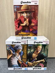 ワンピース　ルフィ　ロー　ゾロ　フィギュア　grandista