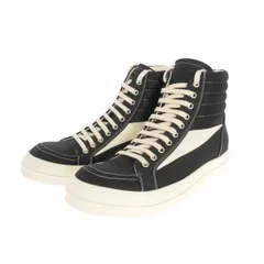 ダークシャドウ DRKSHDW RICK OWENS VINTAGE HIGH SNEAKS ハイカットスニーカー  靴 43 ブラック ミルク DU01D1810 NDKLVSのサムネイル