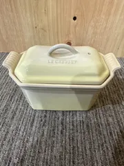 ルクルーゼ　へリテッジテリーヌ　ベージュ　テリーヌ型　廃盤 ル・クルーゼ公式】パテ・ド・カンパーニュ（ヘリテッジ・テリーヌ）