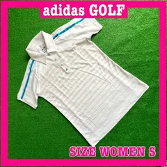 adidas GOLF アディダスゴルフ 半袖 COOLMAX ボーダー ポロシャツS