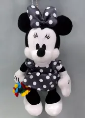 【中古】ぬいぐるみ ミニーマウス(モノトーン) ぬいぐるみバッジ 「ワンマンズ・ドリームII-ザ・マジック・リブズ・オン-」 東京ディズニーランド限定