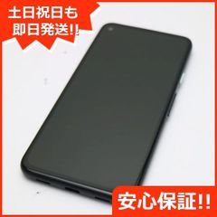 超美品 SIMフリー Google Pixel 4a ブラック スマホ 白ロム  土日祝発送OK 07000