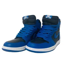 NIKE AIR JORDAN 1 Retro High OG ハイカットスニーカー 555088-404 27cm ダークマリーナブルー×ブラック メンズ 【中古】 42509R16