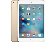 ほぼ新品 APPLE iPad mini4 16GB Wi-Fi+Cellular ゴールド MK712J/A