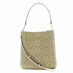 コーチ COACH モリー バケット ショルダーバッグ ハンド 肩掛け 2WAY シグネチャー PVC ベージュ CA561 /AQのサムネイル