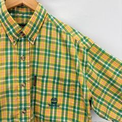 Timberland 90年代 チェック ボタンダウン 半袖シャツ WEATHERGEAR 07061110 861