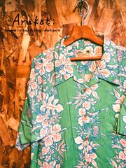 BAY LEAF オープンカラーアロハシャツ