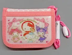 【中古】財布・パスケース ミックスピンク ウォレット 「サンリオキャラクターズ」