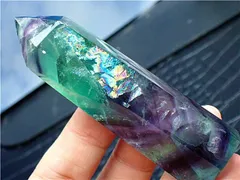 ★AAA級★天然フローライト六角柱YT4F2/20F50D