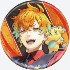 【中古】バッジ・ビンズ 宇佐美リト 缶バッジ 「カプくじ ストリートファイター6×にじさんじ コラボくじ 第2弾」 E-3賞