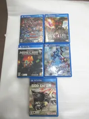 PS VITA ソフト5本セット / 討鬼伝 / 機動戦士ガンダム エクストリームバーサスフォーム / ゴッドイーター2 / ラグナロクオデッセイ / マインクラフト