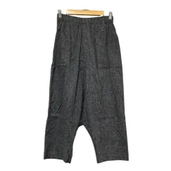 美品　ミズイロインド　チャコールグレー　綺麗目に履けるサルエルパンツ ミズイロインド mizuiro ind mizuiro ind サルエルパンツ