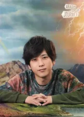 【中古】クリアファイル(男性アイドル) 二宮和也 A5クリアファイル 「ARASHI EXHIBITION “JOURNEY” 嵐を旅する展覧会」 Key Visual ＆ Logo Design Collection