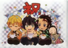 【中古】クリアファイル 集合 A4クリアファイル 「鬼滅の刃×ufotable cafe 嘴平伊之助誕生祭」