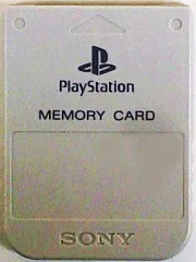 【中古】PSハード メモリーカード(ホワイト)