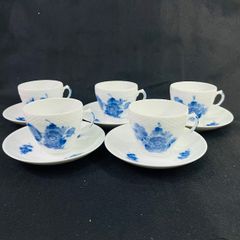 ロイヤルコペンハーゲン ブルーフラワー カップ＆ソーサー 6客セット