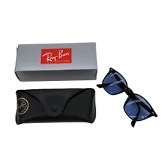 Ray-Ban レイバンサングラス RB4258ーF ASIAN FIT ブラック×ブルー ケースあり 送