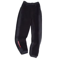 美品 プラダ PRADA パンツ ロングパンツ ジョガーパンツ 2021AW フリース リサイクルテクニカル ボトムス メンズ XS ブラックのサムネイル