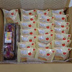 【訳あり】切り芋５個入1P・りんごバターまんじゅう22P★あわしま堂