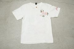 希少 CROPPED HEADS クロップド ヘッズ 半袖 Tシャツ カットソー 和柄 刺繍 舞子 サイズS 白 1020O★2