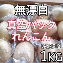 【茨城県・農家直送・野菜】真空パック　小サイズ　れんこん　詰め合わせ　1kg