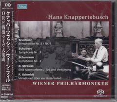 [2SACD(Single Layer)/Altus]ブルックナー:交響曲第3番ニ短調WAB.103(1889年稿)&交響曲第8番ハ短調WAB.108他/ハンス・クナッパーツブッシュ&ウィーン・フィルハーモニー管弦楽団 1960-1961他