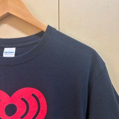 古着　M GILDAN  iHeart RADIO  黒　プリントtシャツ