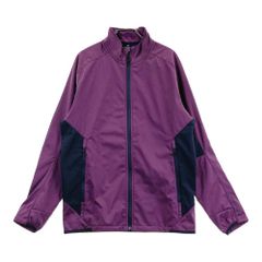 サイズ：M J.LINDEBERG ジェイリンドバーグ 裏起毛 ジップジャケット パープル系 [240101429535] ゴルフウェア レディース ストスト