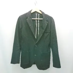 ◇ rhythm of life テーラード オフィスカジュアル 裏地無し シンプル 長袖 ジャケット サイズＳ ブラック メンズ E  【1307260021028】