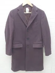 ■ URBAN RESEARCH PONTETORTO 長袖 チェスター コート S パープル #  【1002799478700】のサムネイル