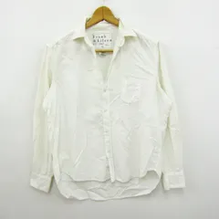 フランクアンドアイリーン 長袖シャツ トップス イタリア生地使用 ロンハーマン レディース XSサイズ ホワイト Frank&Eileen 【中古】