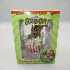 1999 90's vintage Scooby-Doo Christmas ornament Santa Popcorn doll figure plush toy