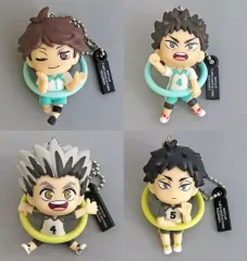 【中古】キーホルダー 全4種セット 「こんにち輪! フィギュアマスコット ハイキュー!! Vol.2」