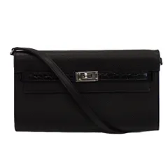 ♡リラったか様♡ エルメス ケリーウォレット 黒 シルバー金具 D刻 2019