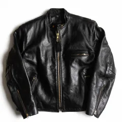 BIGサイズ 48 VANSON バンソン シングルレザーライダース 黒レザー VANSON レザージャケット VANSON バンソン B レザージャケット