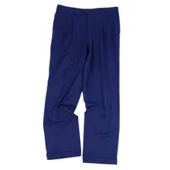 ブリオーニ Brioni パンツ ロングパンツ スラックスパンツ 無地 ウール ボトムス メンズ 52(XL相当) ブルーのサムネイル
