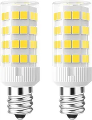 新品 E12口金 LED電球 セラミックス基盤 4W 400lm 全配光タイプ 高輝度 3000K 電球色 40Ｗハロゲンランプ相当 密閉形器具対応 発光角360° 2個セット (電球色)