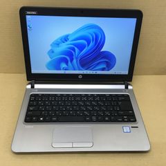 HP ノートパソコン PROBOOK430G3 CI3(6100U)-2.3GHZ 8GB 756GB(500GB+256GB) 13.3インチ WIN11P WLAN BLUETOOTH カメラ